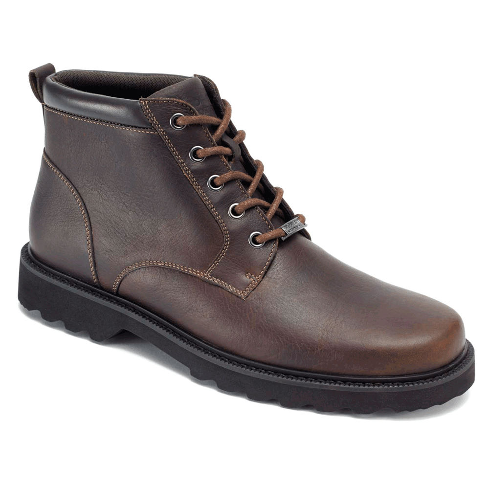 Rockport Singapore Mens Boots - Northfield Waterproof Plain Toe Dark Brown - AK5163872